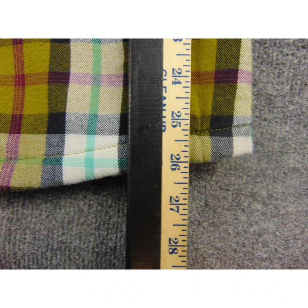 The‎ North Face Shacket Mens Medium Plaid Green Hooded Sherpa Lined Gorpcore